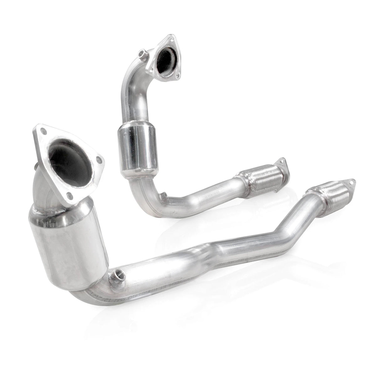Stainless Works - 2010-21 Taurus SHO Downpipe - TA10ECODPCAT