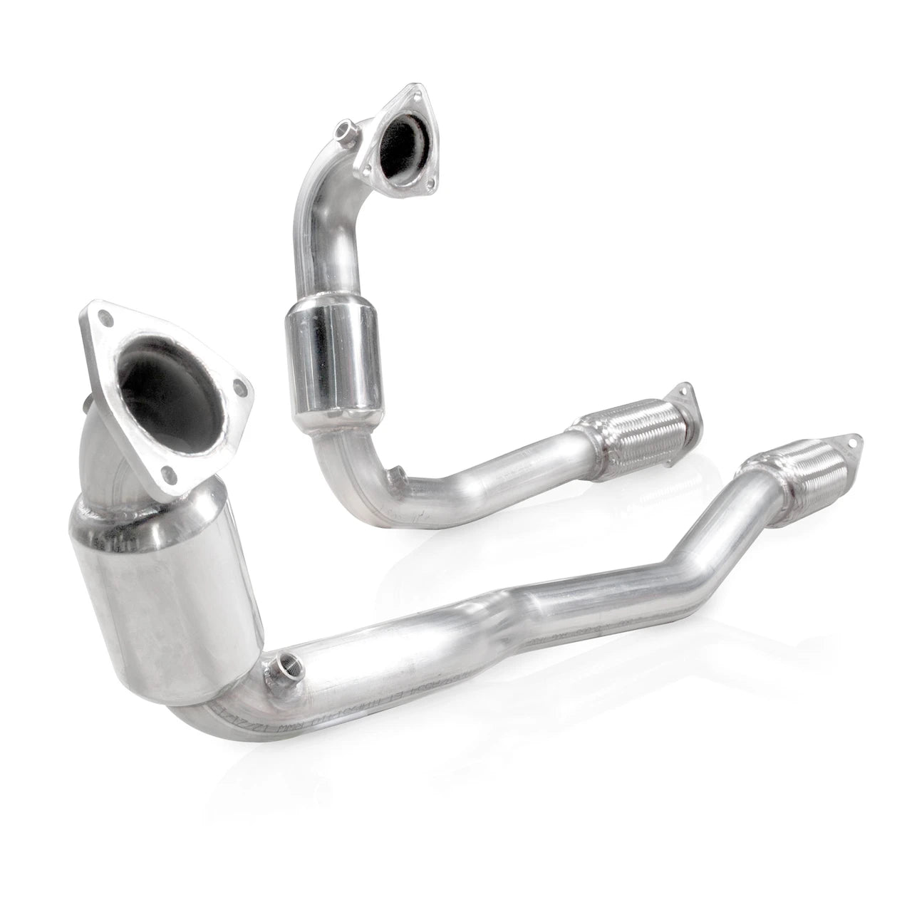 Stainless Works - 2010-21 Taurus SHO Downpipe - TA10ECODPCAT