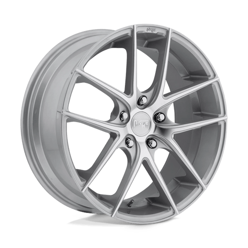 Niche M131 Targa 18X8 5X120 +15MM Gloss Silver Machined