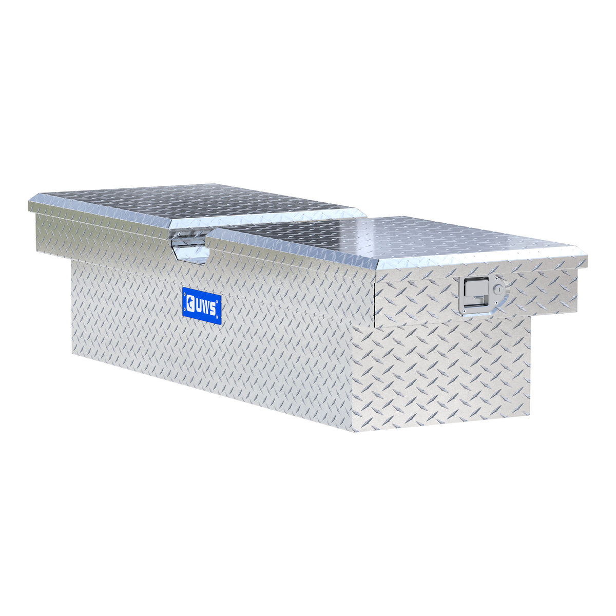 UWS TB-60 Bright Aluminum 60" Gull Wing Crossover Truck Tool Box (LTL Shipping Only)