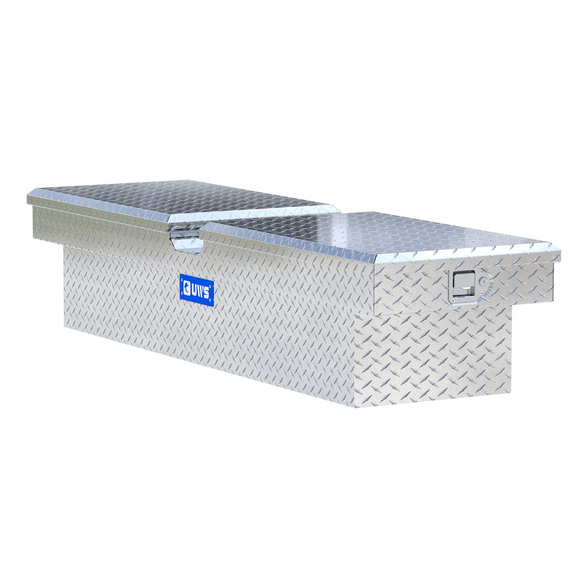 UWS TB-69 Bright Aluminum 69" Gull Wing Crossover Truck Tool Box (LTL Shipping Only)