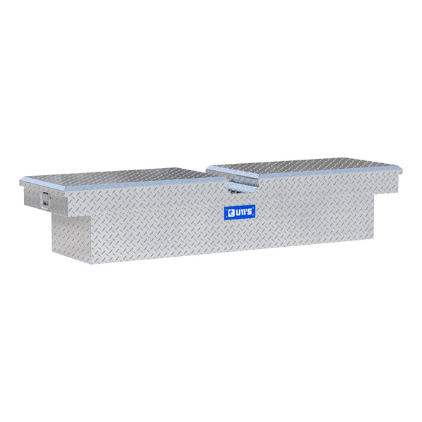 UWS TB-72 Bright Aluminum 72" Gull Wing Crossover Truck Tool Box (LTL Shipping Only)