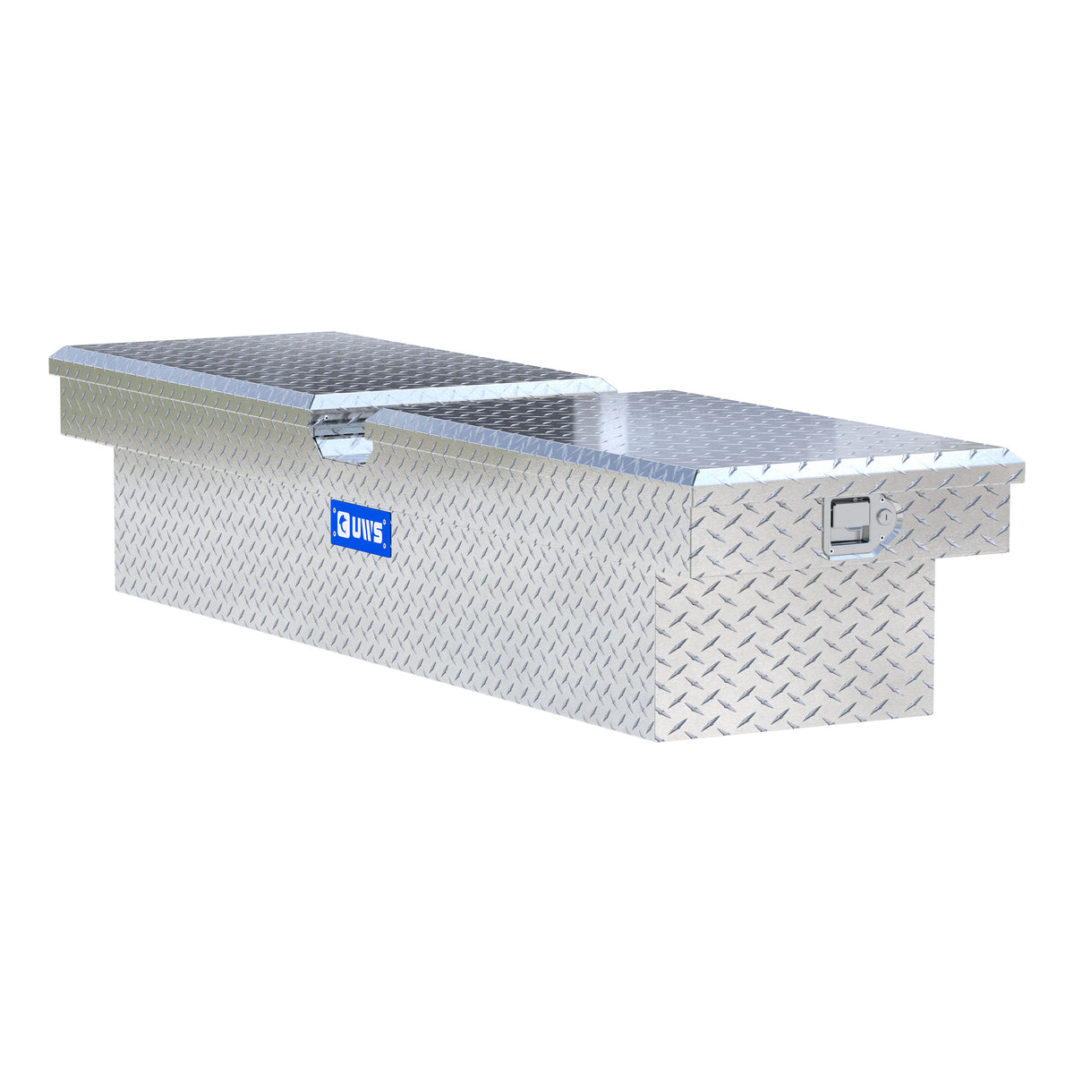 UWS TB-72 Bright Aluminum 72" Gull Wing Crossover Truck Tool Box (LTL Shipping Only)