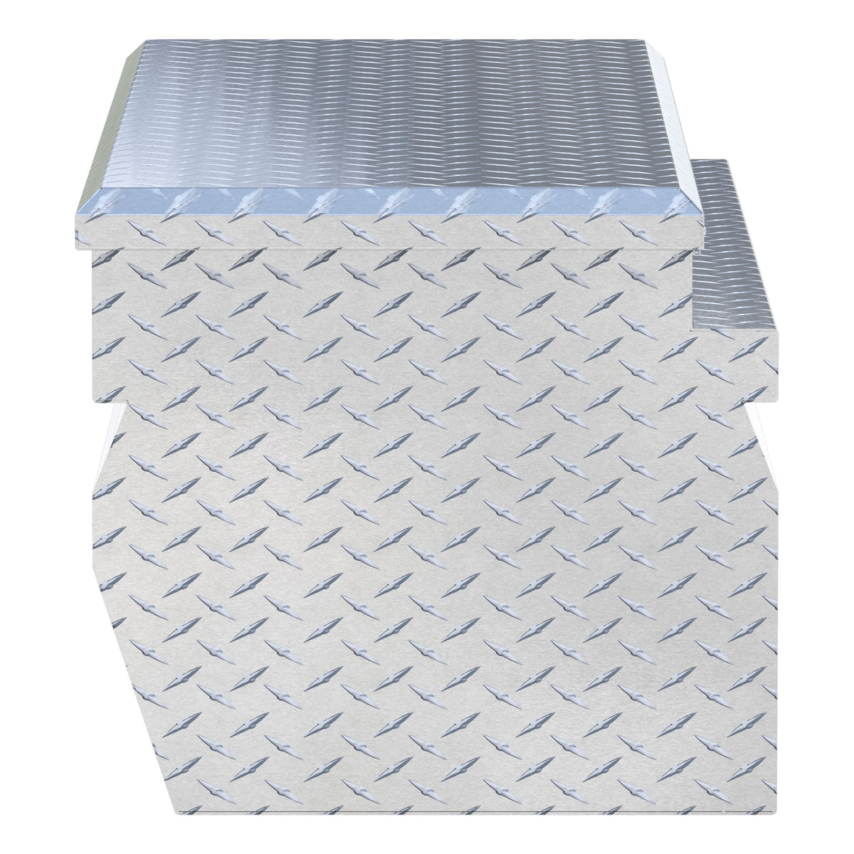 UWS TBC-48-W Bright Aluminum 48" Wedge Utility Chest Box (LTL Shipping Only)