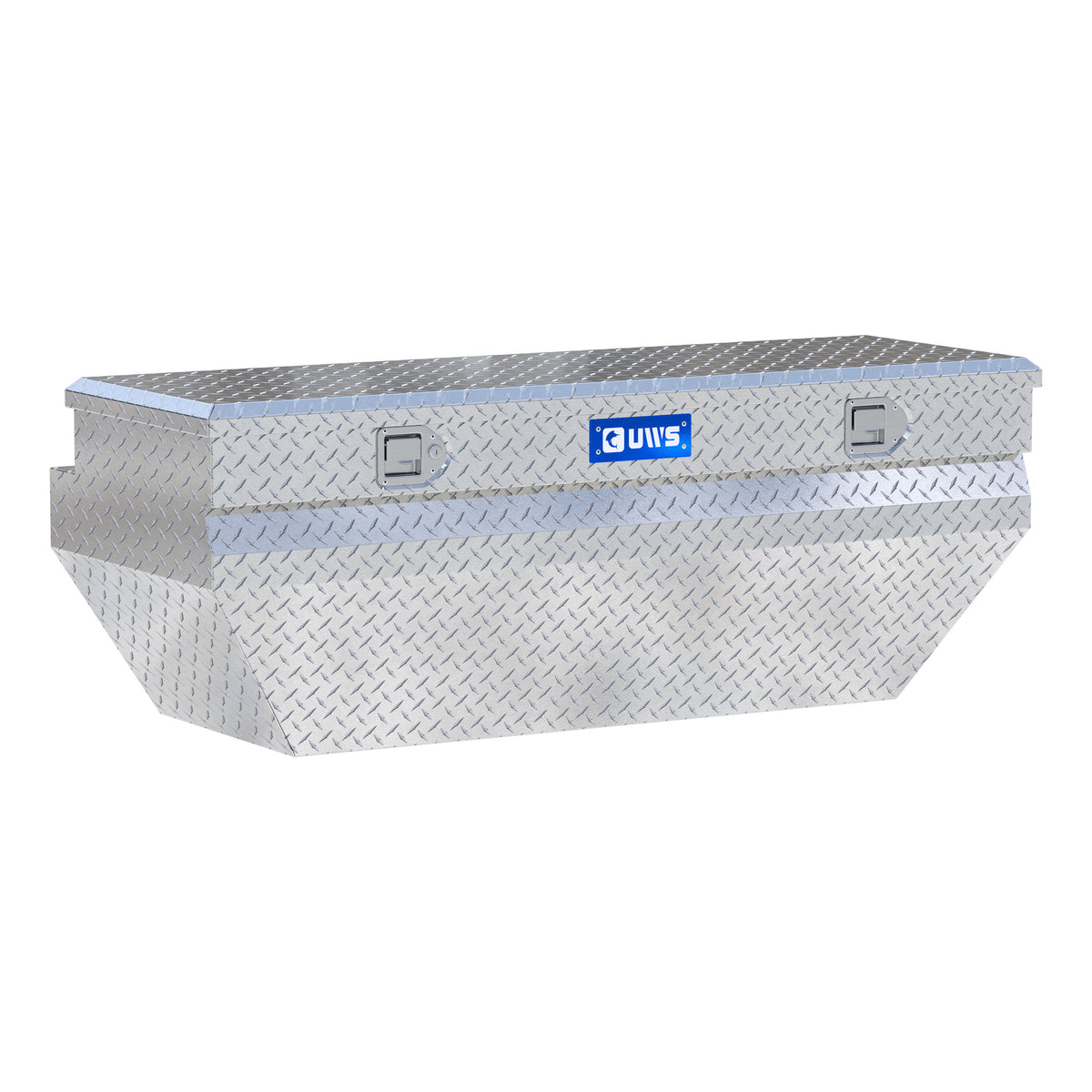 UWS TBC-55-WN Bright Aluminum 55" Wedged Angled Utility Chest Box (LTL Shipping Only)