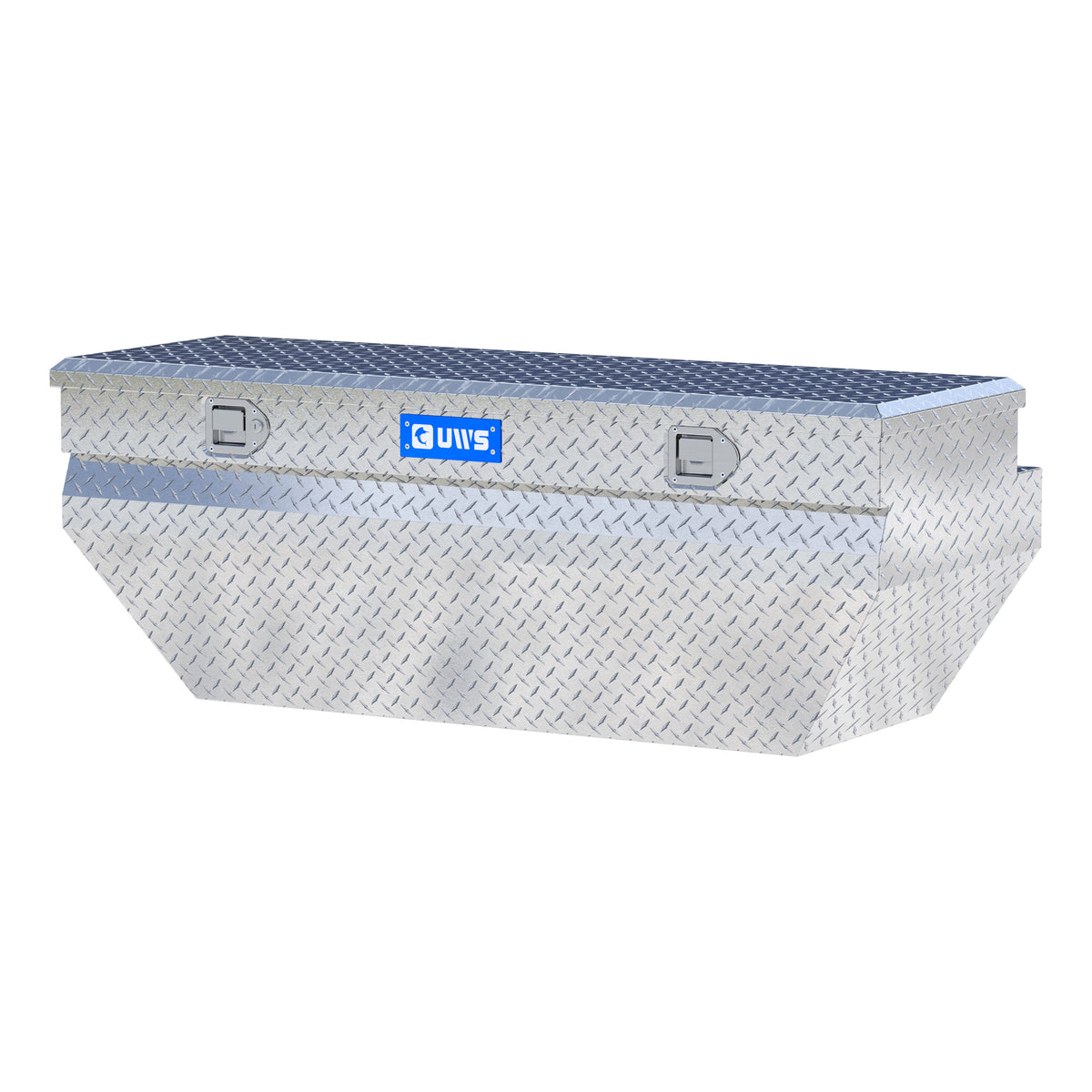 UWS TBC-55-WN Bright Aluminum 55" Wedged Angled Utility Chest Box (LTL Shipping Only)