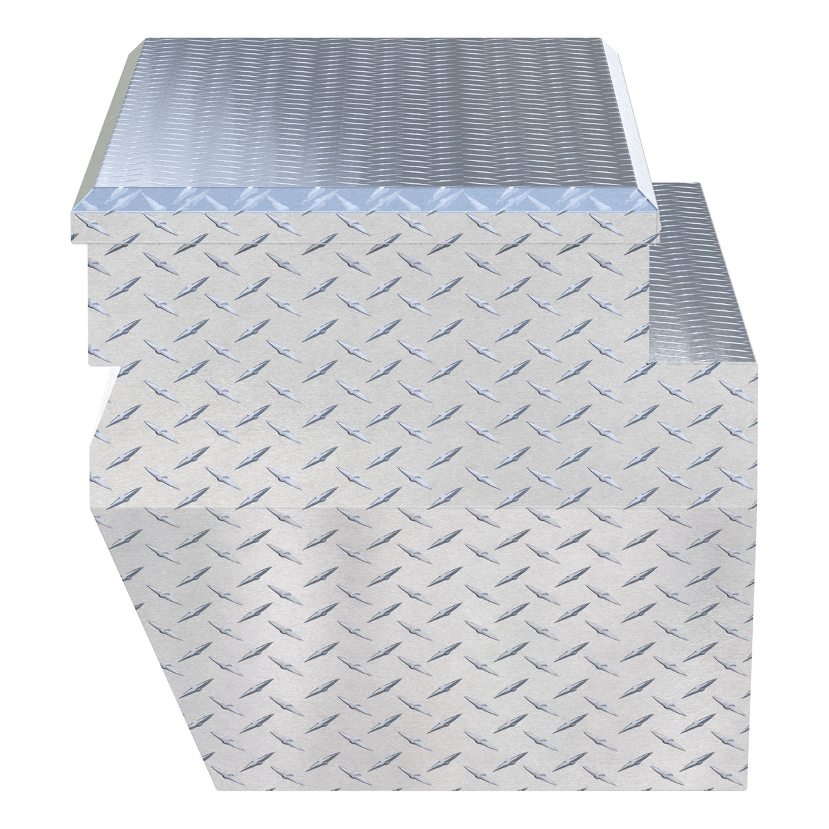 UWS TBC-55-WN Bright Aluminum 55" Wedged Angled Utility Chest Box (LTL Shipping Only)