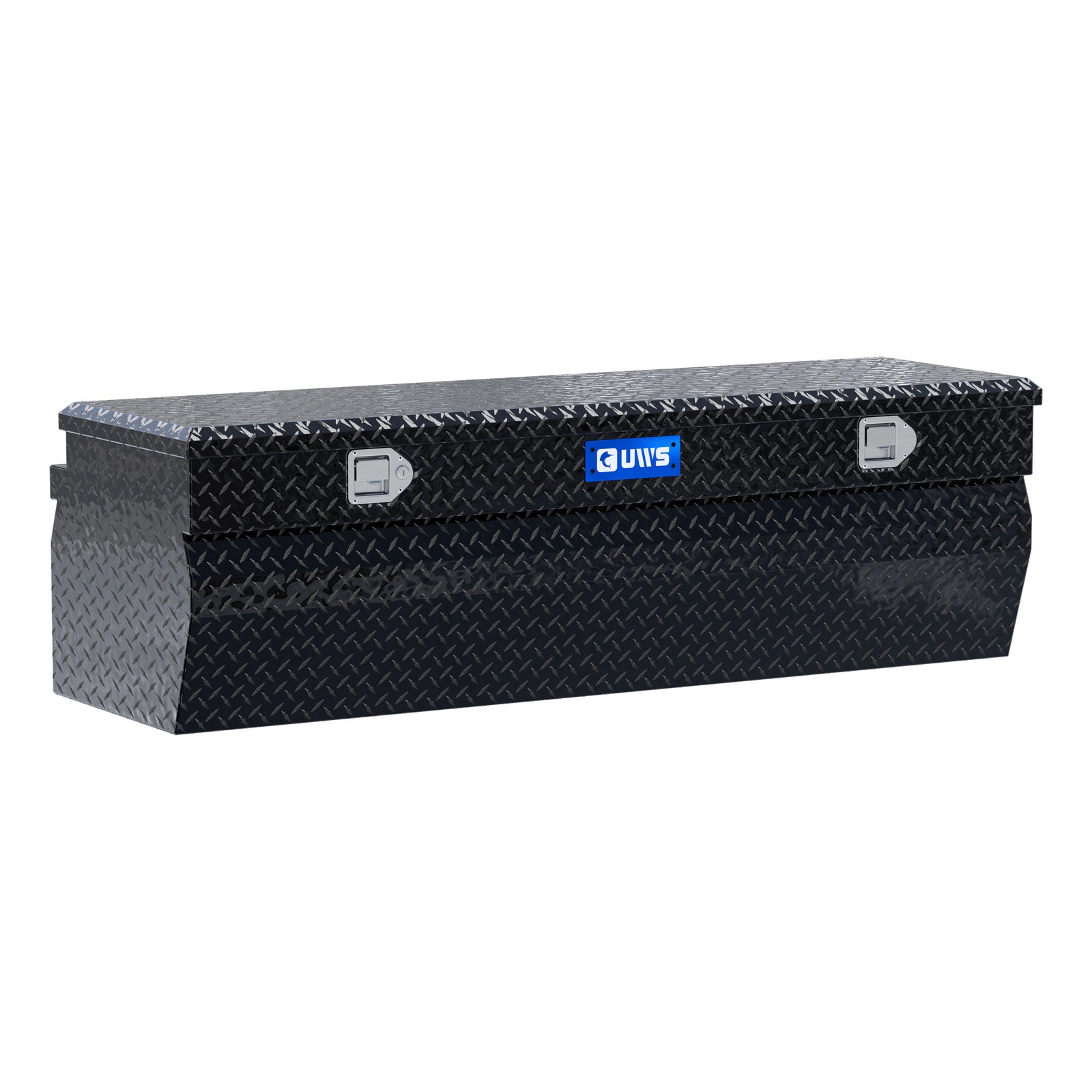 UWS TBC-60-W-BLK Gloss Black Aluminum 60" Wedge Utility Chest Box (LTL Shipping Only)