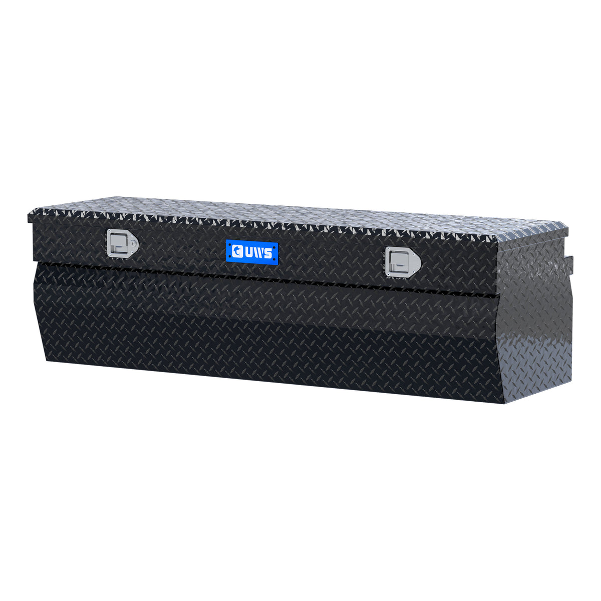 UWS TBC-60-W-BLK Gloss Black Aluminum 60" Wedge Utility Chest Box (LTL Shipping Only)
