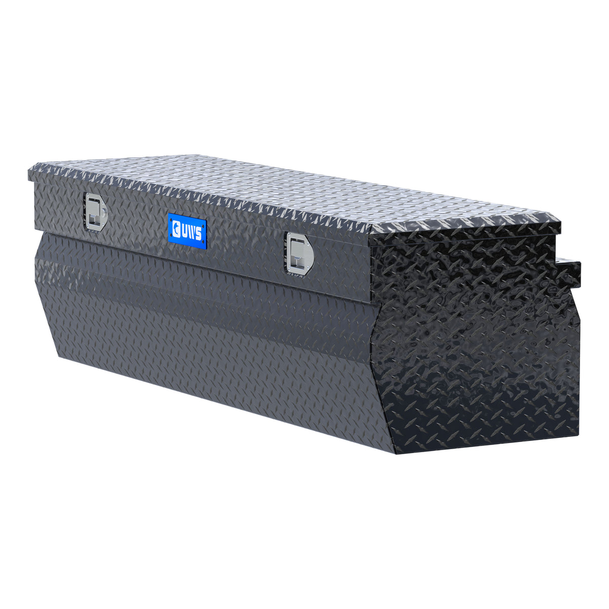 UWS TBC-60-W-BLK Gloss Black Aluminum 60" Wedge Utility Chest Box (LTL Shipping Only)