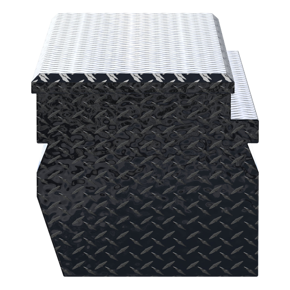 UWS TBC-60-W-BLK Gloss Black Aluminum 60" Wedge Utility Chest Box (LTL Shipping Only)