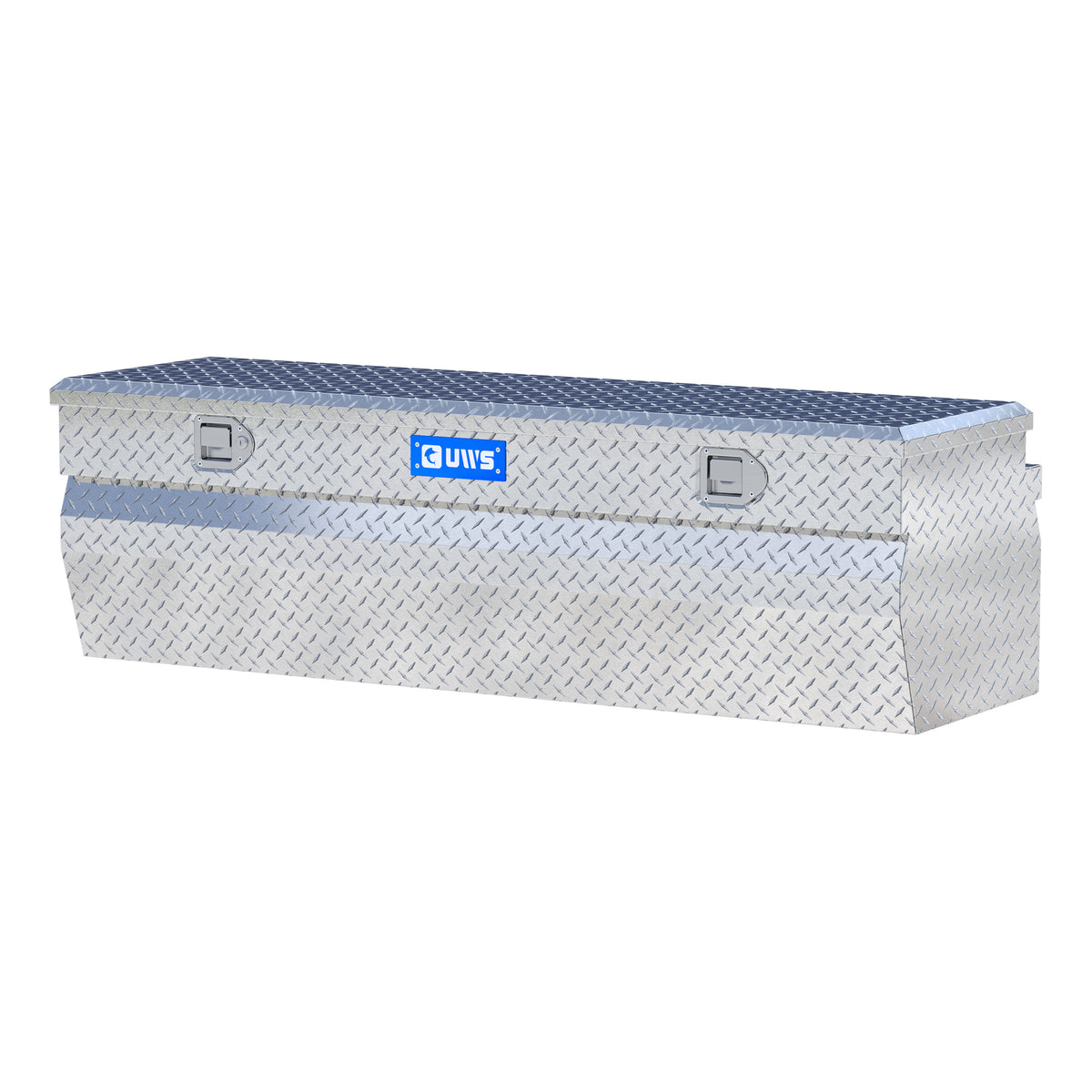 UWS TBC-60-W Bright Aluminum 60" Wedge Utility Chest Box (LTL Shipping Only)
