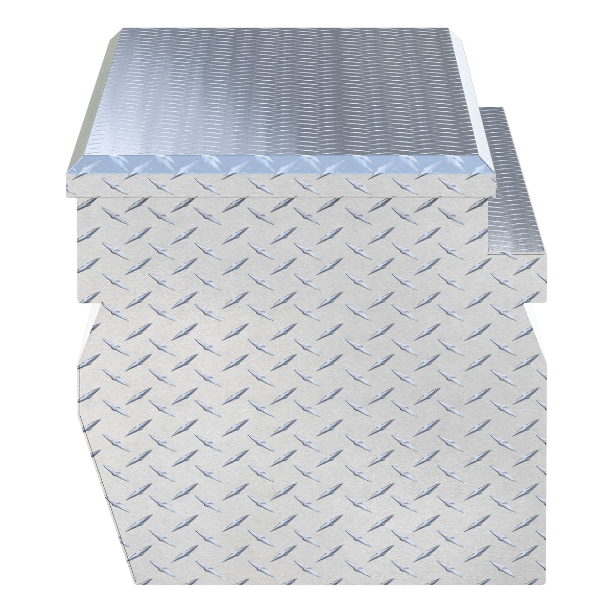 UWS TBC-60-W Bright Aluminum 60" Wedge Utility Chest Box (LTL Shipping Only)