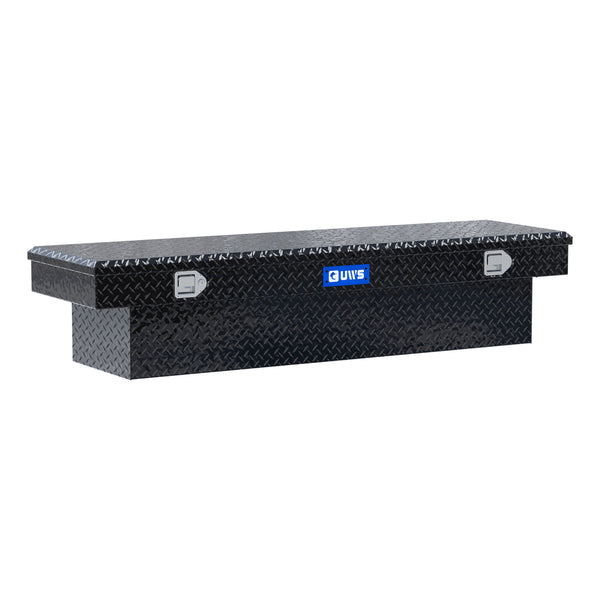UWS TBS-69-BLK Gloss Black Aluminum 69" Crossover Truck Tool Box (LTL Shipping Only)