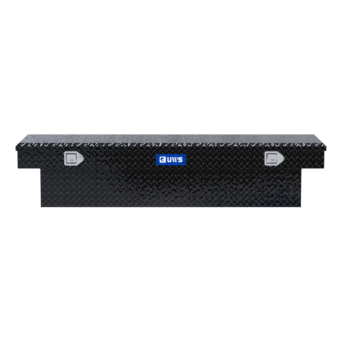 UWS TBS-69-BLK Gloss Black Aluminum 69" Crossover Truck Tool Box (LTL Shipping Only)