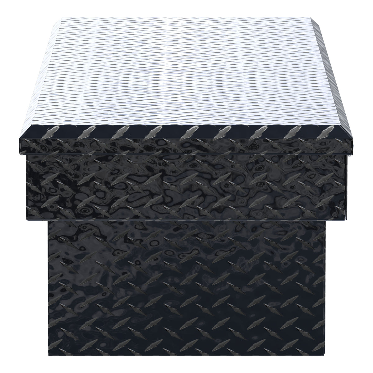 UWS TBS-69-BLK Gloss Black Aluminum 69" Crossover Truck Tool Box (LTL Shipping Only)