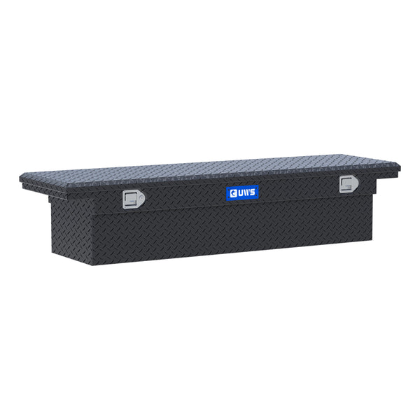 UWS TBS-69-LP-MB Matte Black Aluminum 69" Truck Tool Box with Low Profile (LTL Shipping Only)
