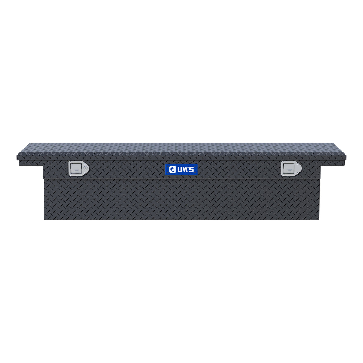 UWS TBS-69-LP-MB Matte Black Aluminum 69" Truck Tool Box with Low Profile (LTL Shipping Only)