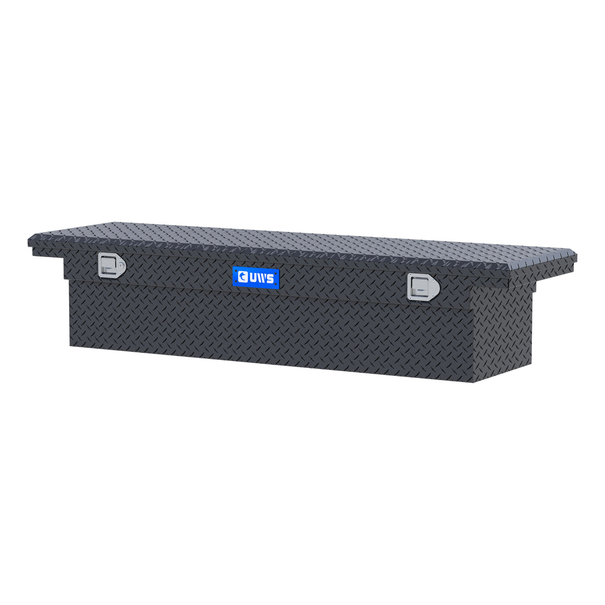UWS TBS-69-LP-MB Matte Black Aluminum 69" Truck Tool Box with Low Profile (LTL Shipping Only)