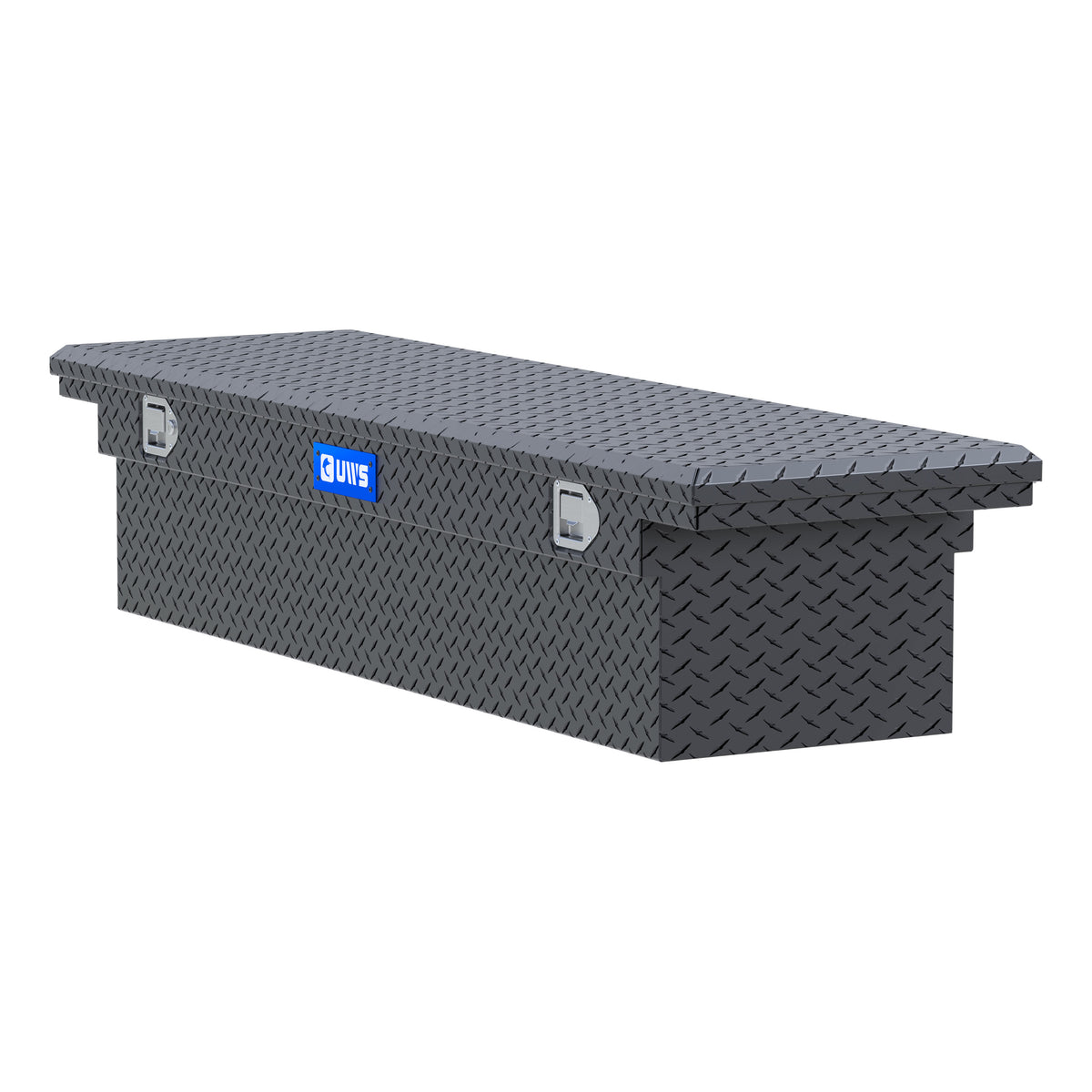 UWS TBS-69-LP-MB Matte Black Aluminum 69" Truck Tool Box with Low Profile (LTL Shipping Only)