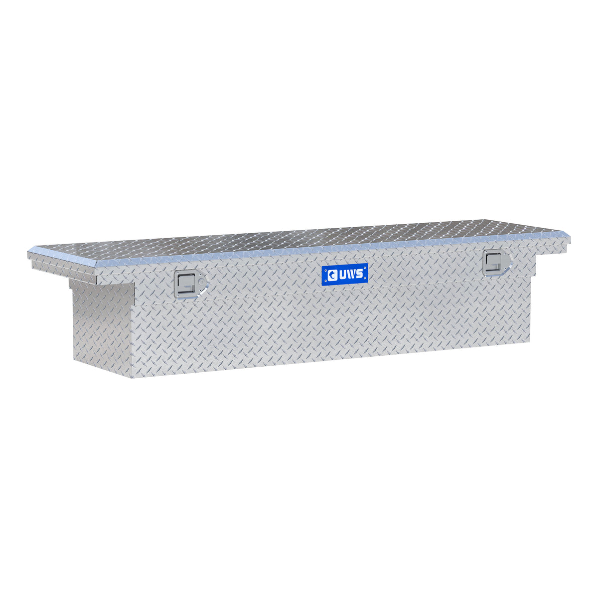 UWS TBS-69-LP Bright Aluminum 69" Crossover Truck Tool Box, Low Profile (LTL Shipping Only)