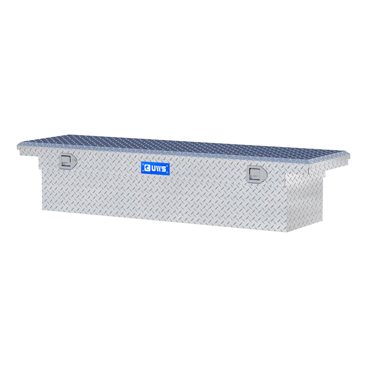 UWS TBS-69-LP Bright Aluminum 69" Crossover Truck Tool Box, Low Profile (LTL Shipping Only)