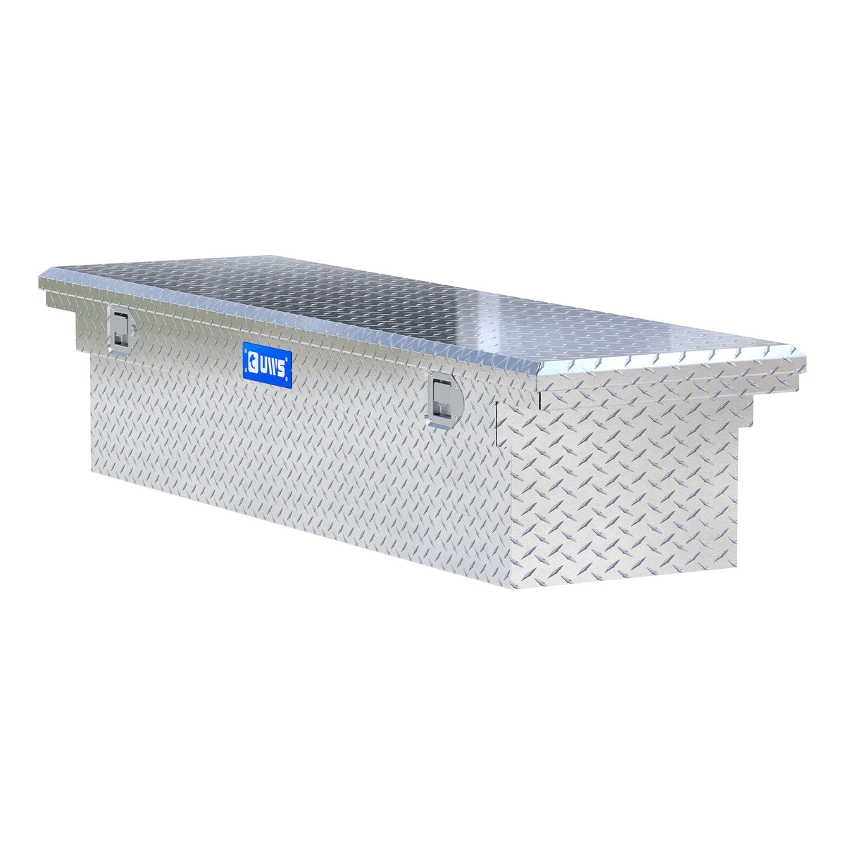 UWS TBS-69-LP Bright Aluminum 69" Crossover Truck Tool Box, Low Profile (LTL Shipping Only)