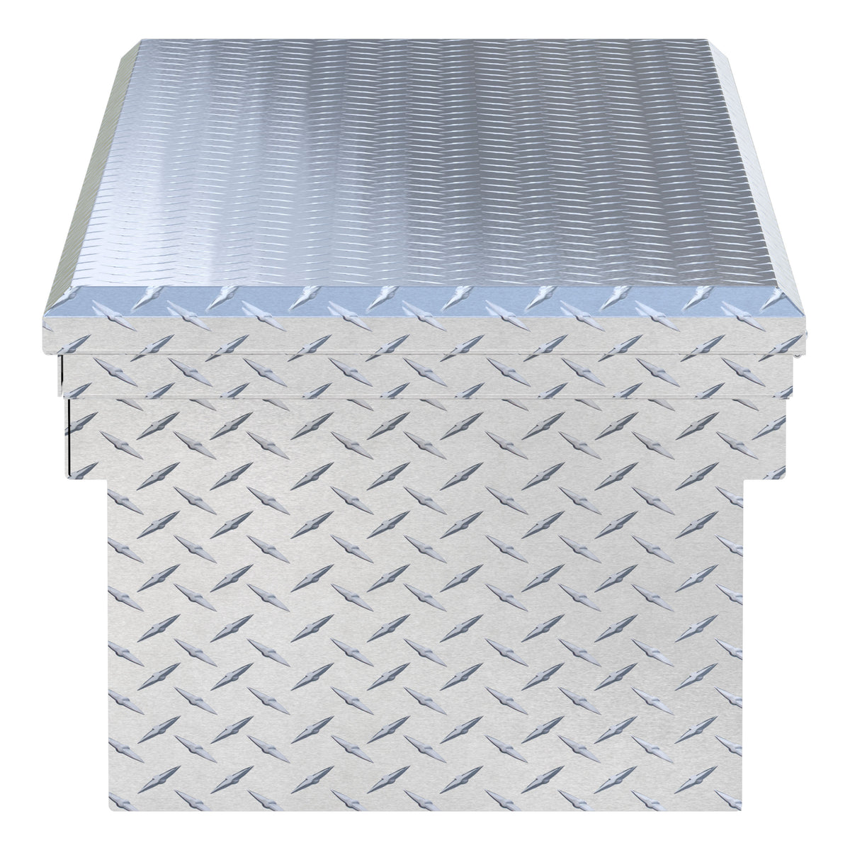 UWS TBS-69-LP Bright Aluminum 69" Crossover Truck Tool Box, Low Profile (LTL Shipping Only)