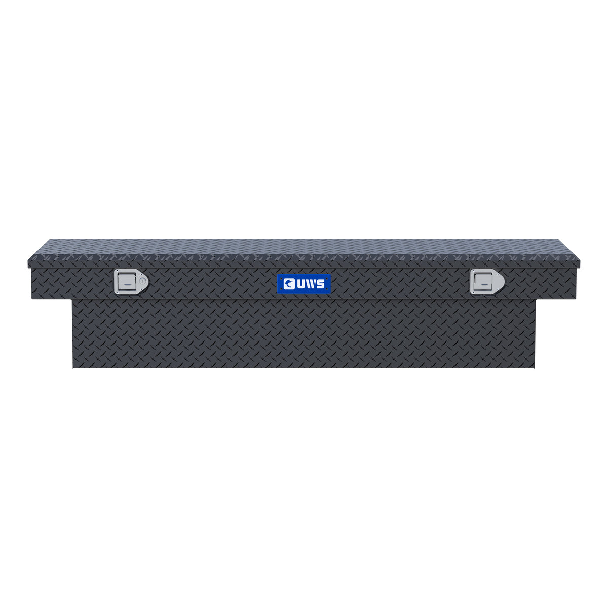 UWS TBS-69-MB Matte Black Aluminum 69" Crossover Truck Tool Box (LTL Shipping Only)