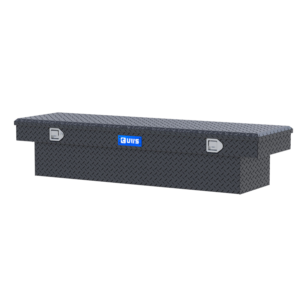 UWS TBS-69-MB Matte Black Aluminum 69" Crossover Truck Tool Box (LTL Shipping Only)
