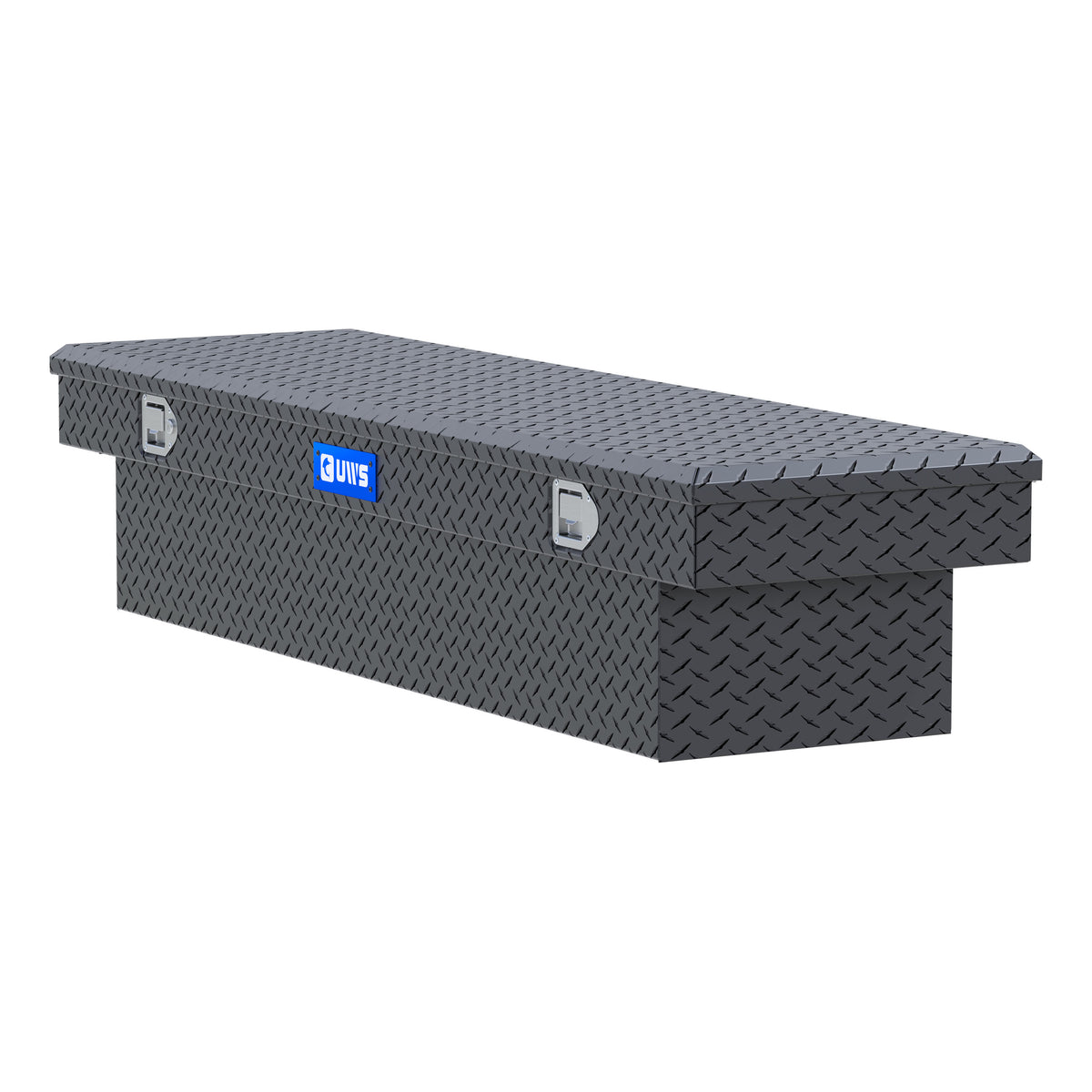 UWS TBS-69-MB Matte Black Aluminum 69" Crossover Truck Tool Box (LTL Shipping Only)
