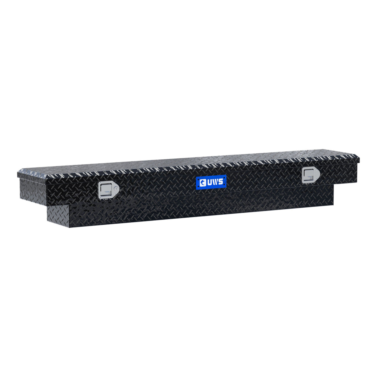 UWS TBS-69-SL-BLK Gloss Black Aluminum 69" Slim-Line Crossover Truck Tool Box (LTL Shipping Only)