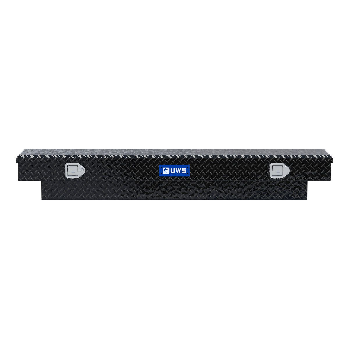 UWS TBS-69-SL-BLK Gloss Black Aluminum 69" Slim-Line Crossover Truck Tool Box (LTL Shipping Only)