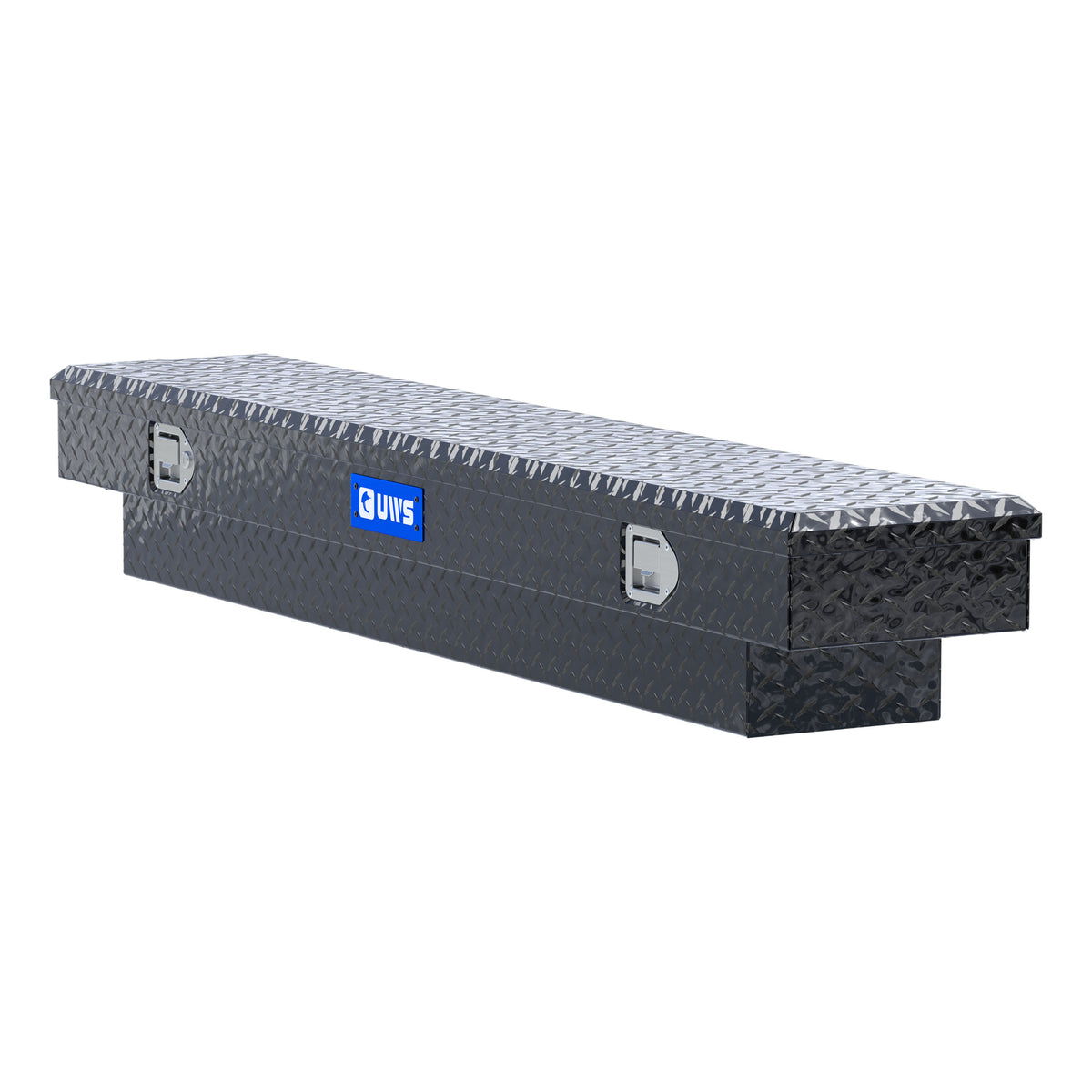UWS TBS-69-SL-BLK Gloss Black Aluminum 69" Slim-Line Crossover Truck Tool Box (LTL Shipping Only)