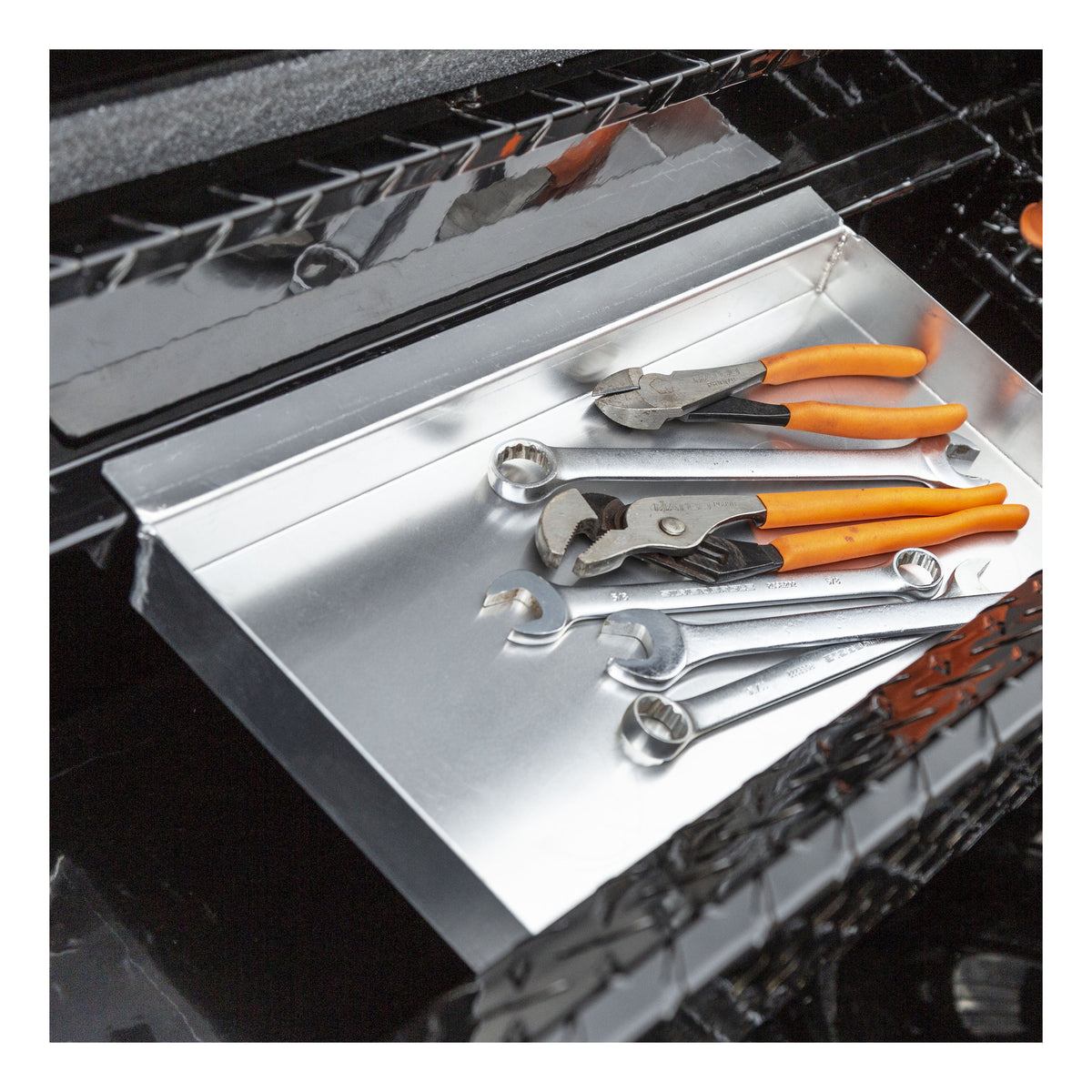 UWS TBS-69-SL-BLK Gloss Black Aluminum 69" Slim-Line Crossover Truck Tool Box (LTL Shipping Only)