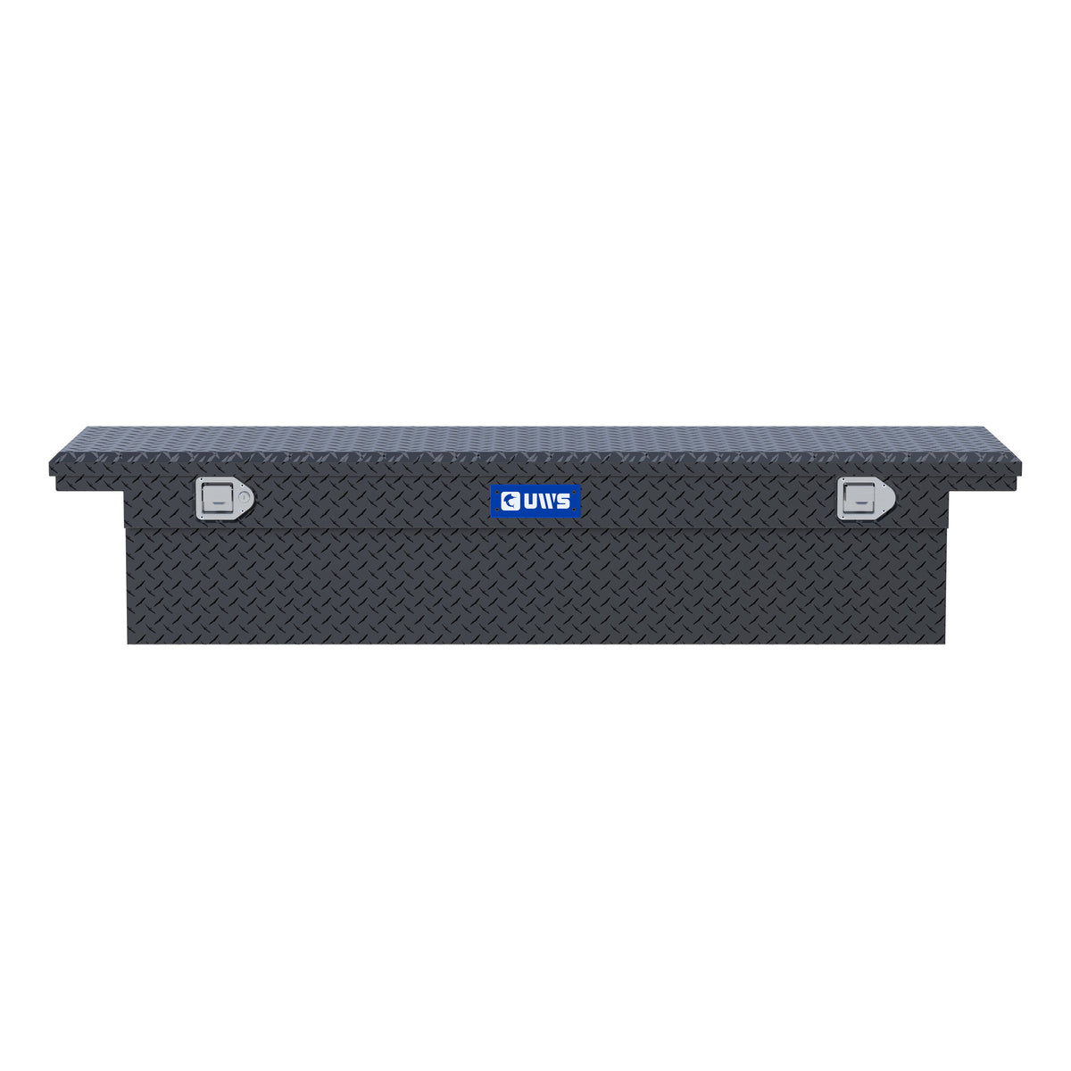 UWS TBS-72-LP-MB Matte Black Aluminum 72" Truck Tool Box with Low Profile (LTL Shipping Only)