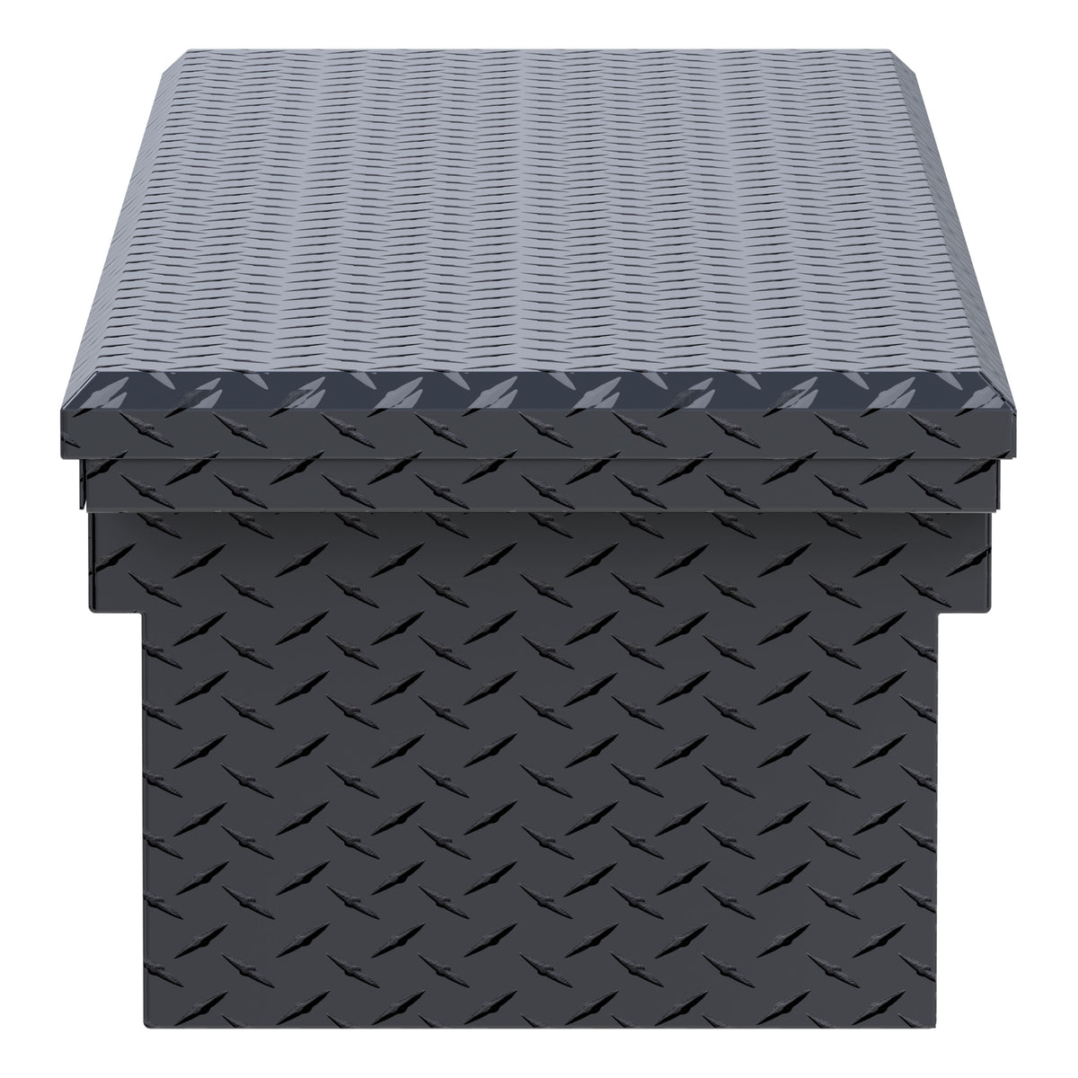UWS TBS-72-LP-MB Matte Black Aluminum 72" Truck Tool Box with Low Profile (LTL Shipping Only)