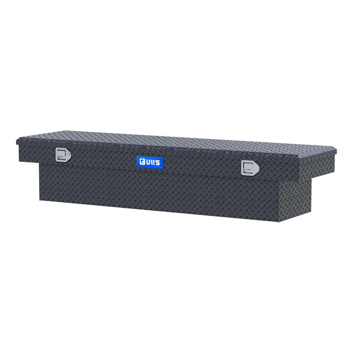 UWS TBS-72-MB Matte Black Aluminum 72" Crossover Truck Tool Box (LTL Shipping Only)