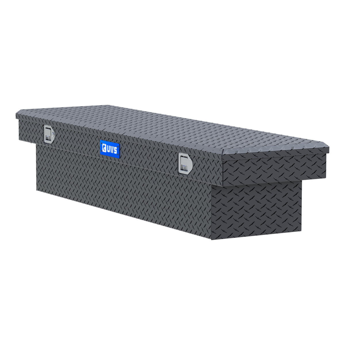 UWS TBS-72-MB Matte Black Aluminum 72" Crossover Truck Tool Box (LTL Shipping Only)