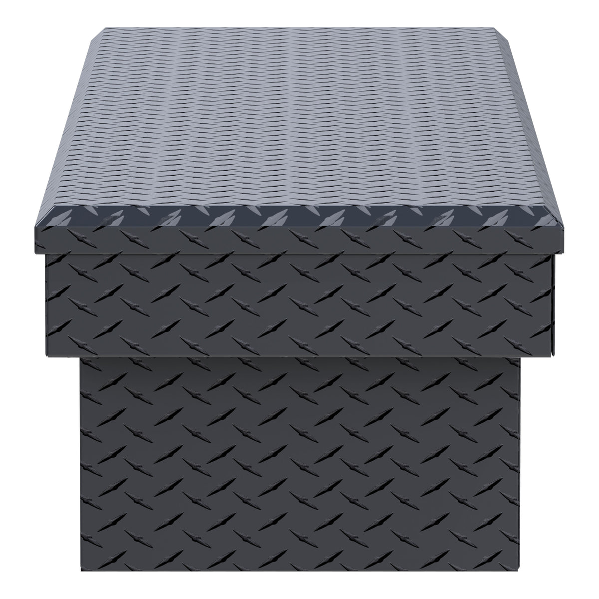UWS TBS-72-MB Matte Black Aluminum 72" Crossover Truck Tool Box (LTL Shipping Only)