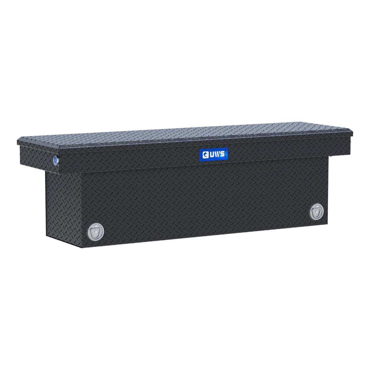 UWS TBSD-69-PB-MB Matte Black 69" Deep Push Button Crossover Truck Tool Box