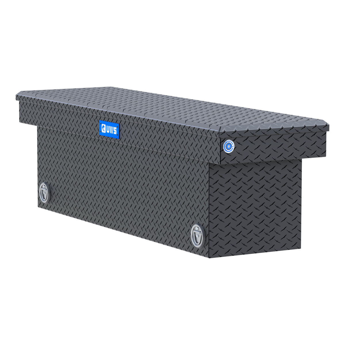 UWS TBSD-69-PB-MB Matte Black 69" Deep Push Button Crossover Truck Tool Box