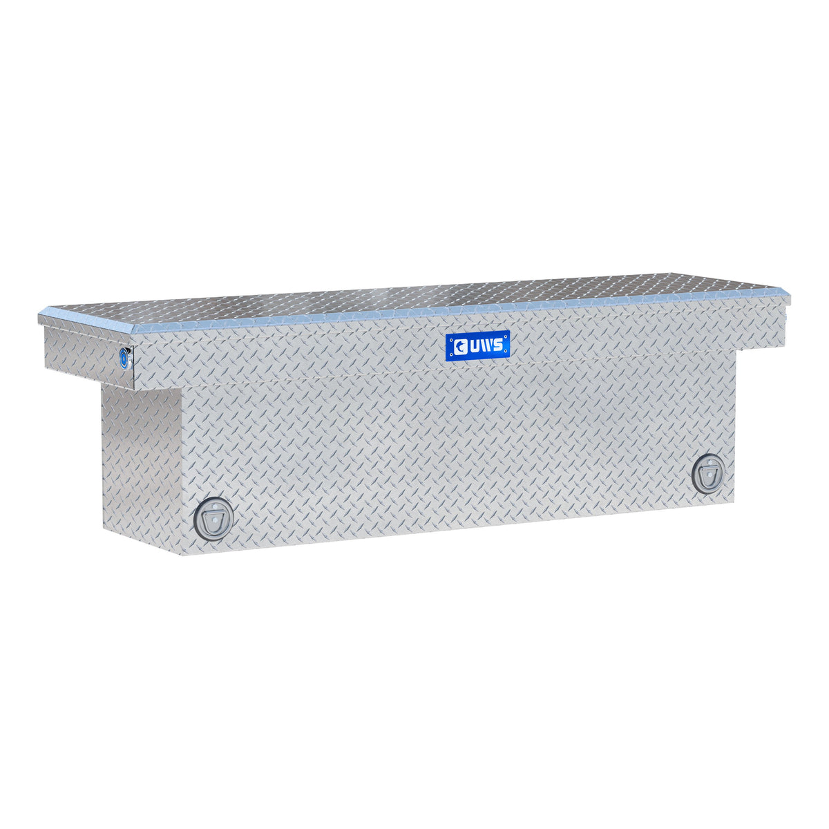 UWS TBSD-69-PB Bright Aluminum 69" Deep Push Button Crossover Truck Tool Box