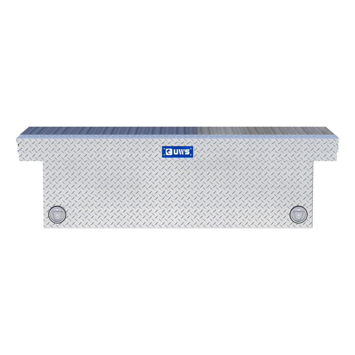 UWS TBSD-69-PB Bright Aluminum 69" Deep Push Button Crossover Truck Tool Box