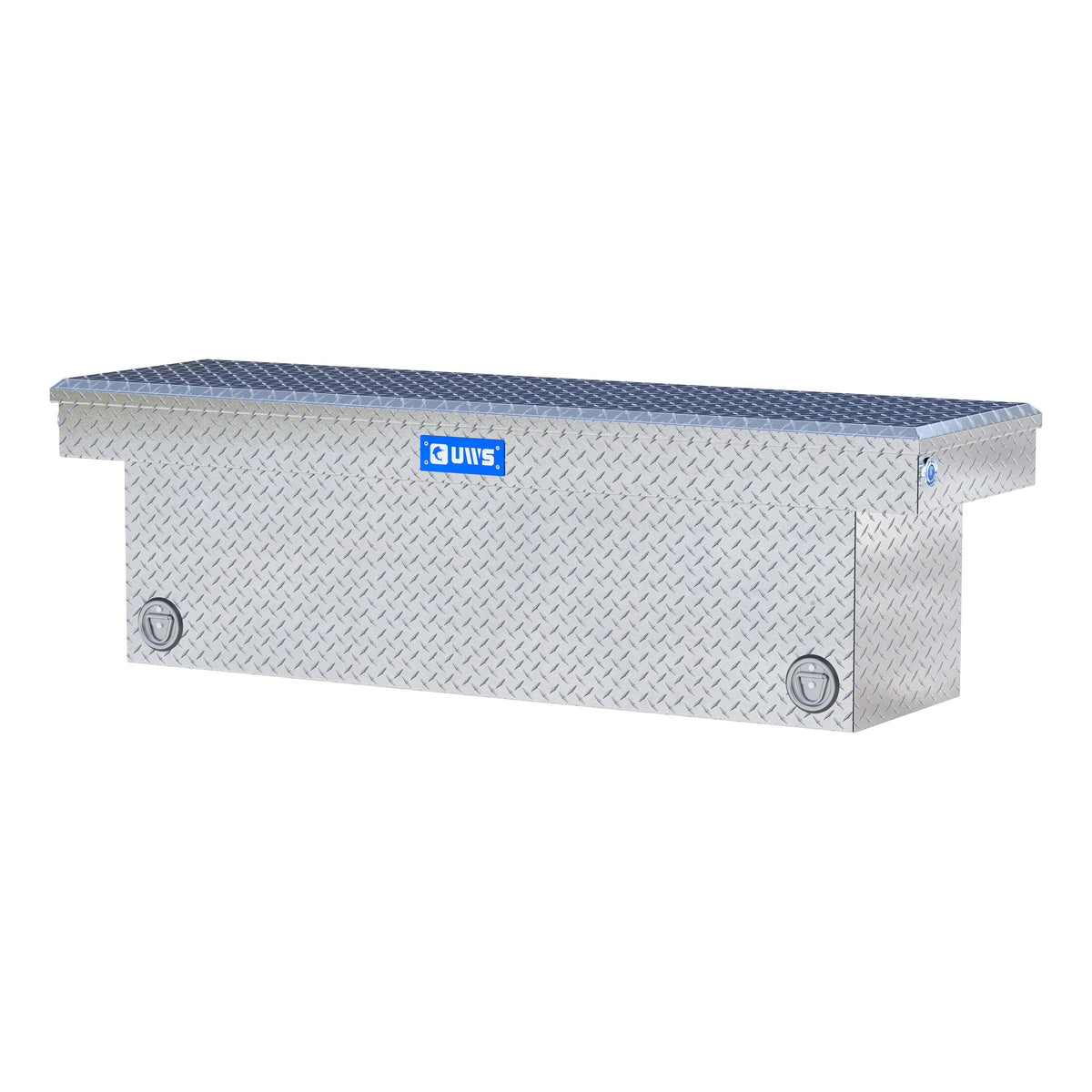 UWS TBSD-69-PB Bright Aluminum 69" Deep Push Button Crossover Truck Tool Box