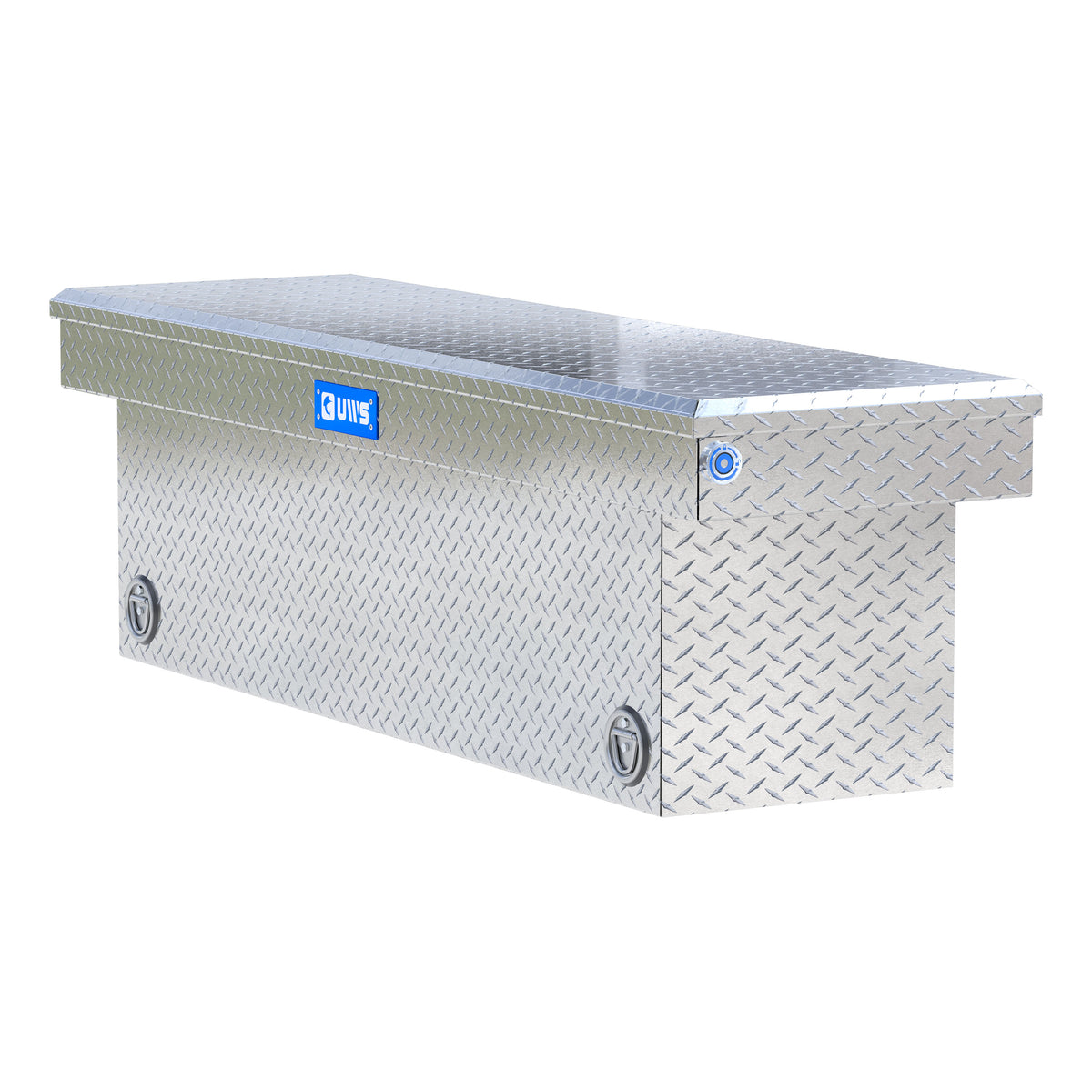 UWS TBSD-69-PB Bright Aluminum 69" Deep Push Button Crossover Truck Tool Box