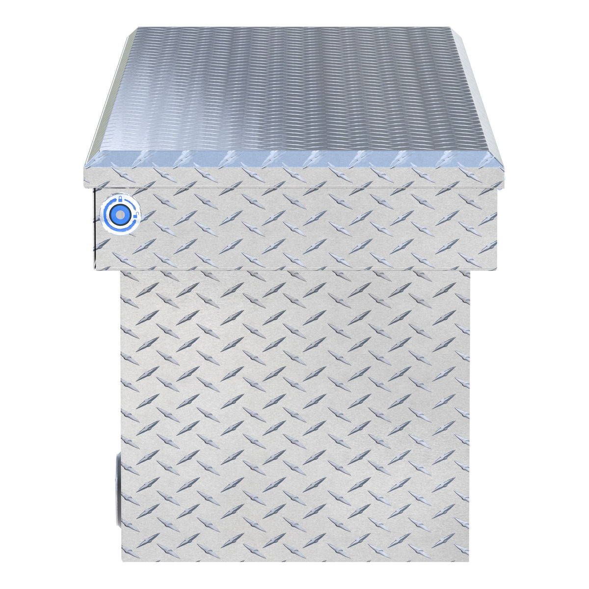 UWS TBSD-69-PB Bright Aluminum 69" Deep Push Button Crossover Truck Tool Box