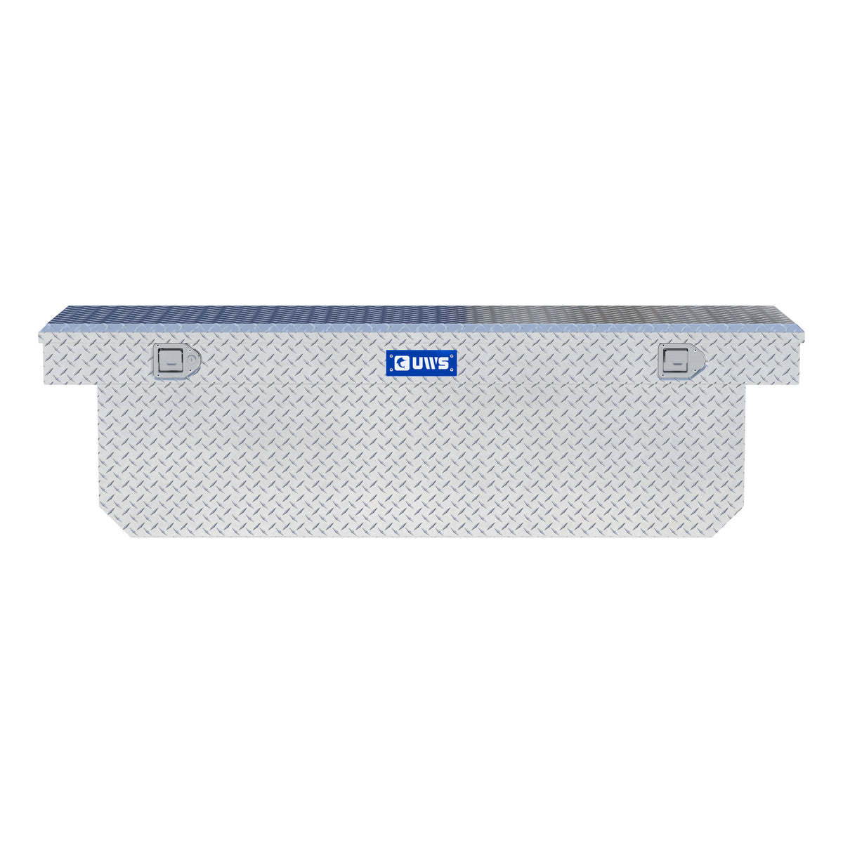 UWS TBSD-72-A Bright Aluminum 72" Deep Angled Crossover Truck Tool Box