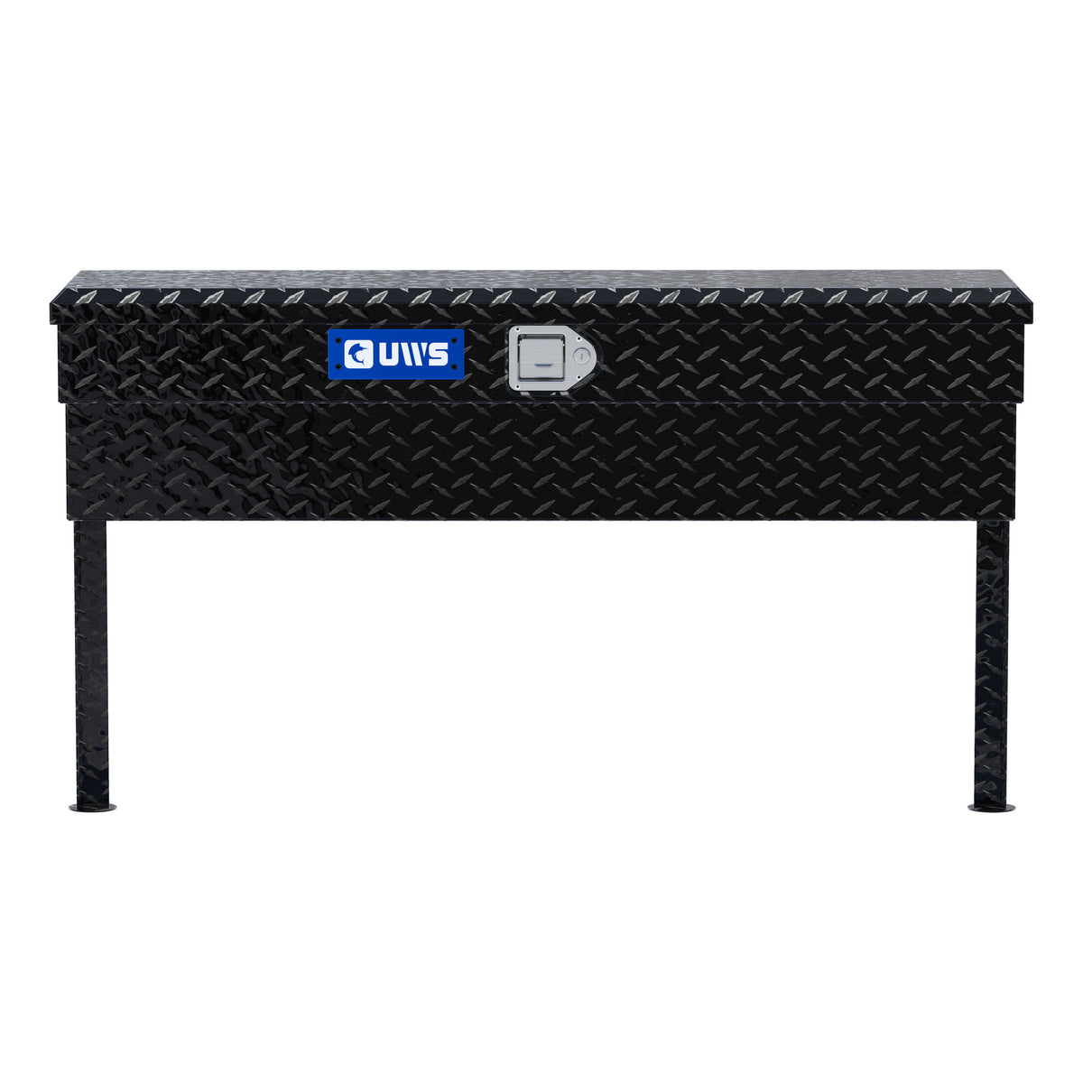 UWS TBSM-48-BLK Gloss Black Aluminum 48" Truck Side Tool Box (LTL Shipping Only)