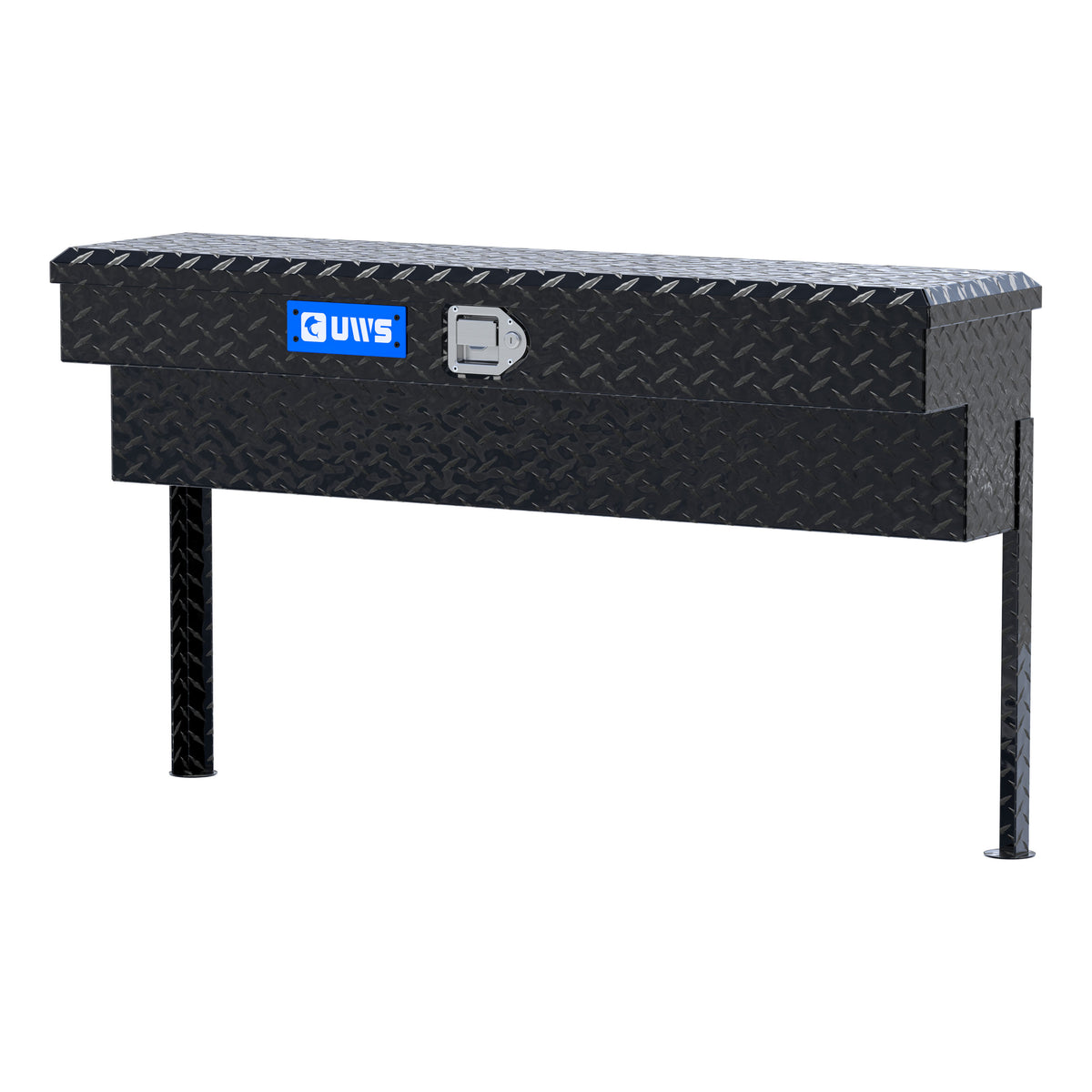 UWS TBSM-48-BLK Gloss Black Aluminum 48" Truck Side Tool Box (LTL Shipping Only)